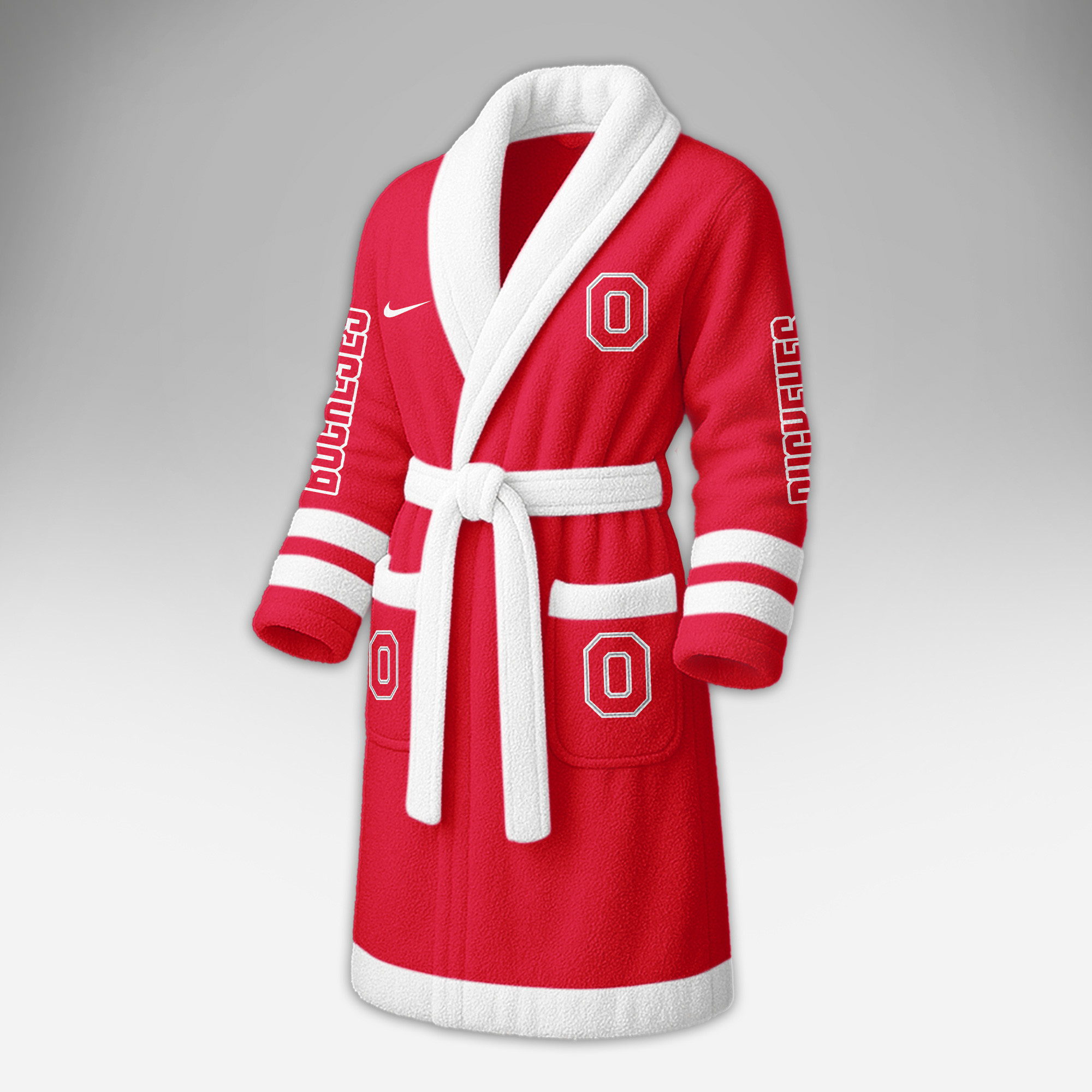 Ohio State Buckeyes | Premium NCAA Fleece Bathrobe TTH2105284 - Image 4