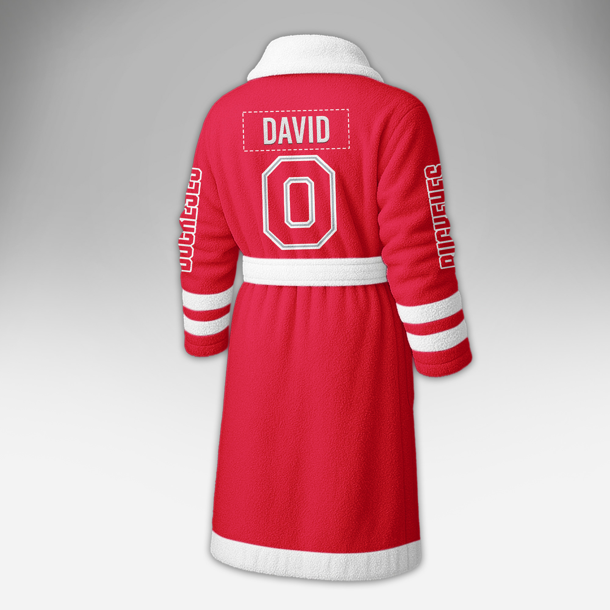 Ohio State Buckeyes | Premium NCAA Fleece Bathrobe TTH2105284 - Image 3
