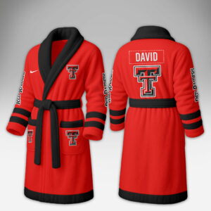 Texas Tech Red Raiders | Premium NCAA Fleece Bathrobe TTH2105284