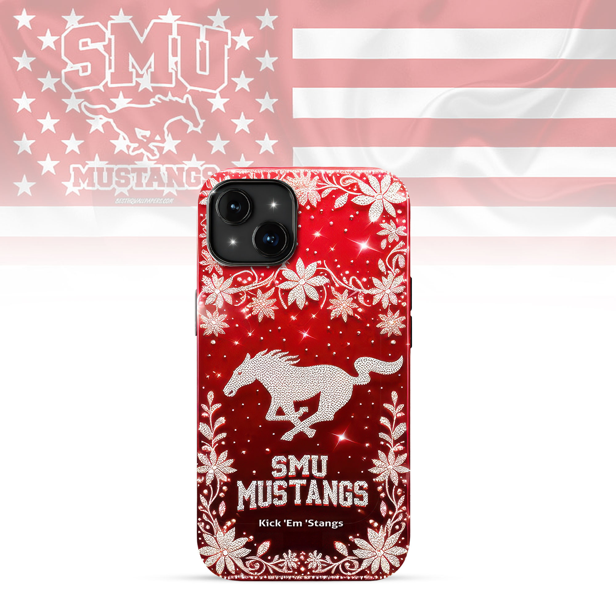 SMU Mustangs | Premium Phone Case TTH2105324 - Image 2
