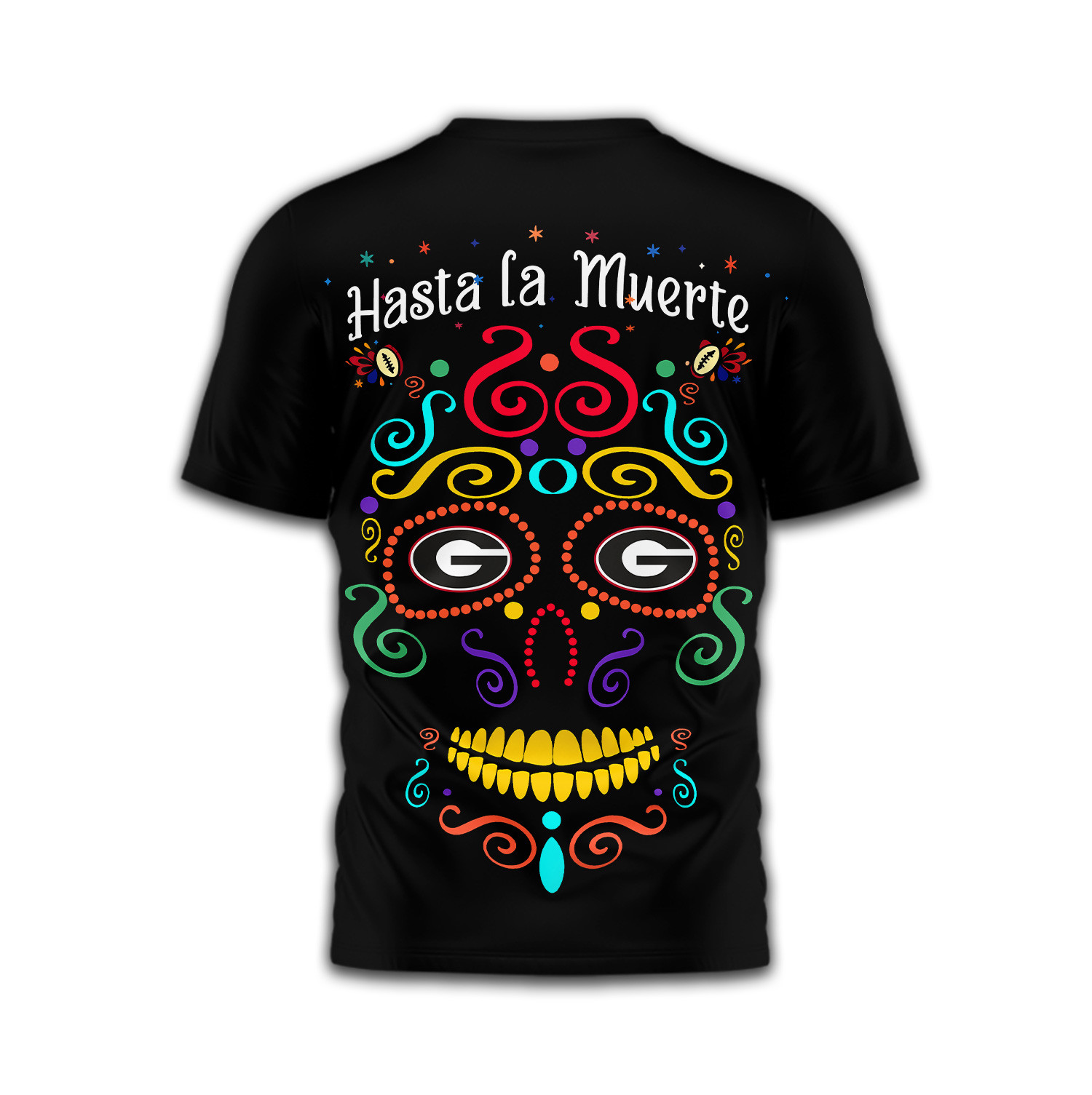 Georgia Bulldogs | Premium NCAA Day of the Dead 3D Shirt TTH2105333 - Image 3