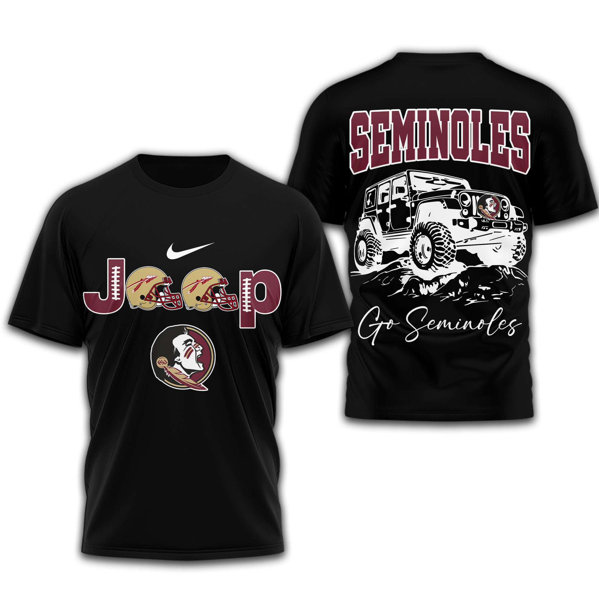 Florida State Seminoles | Premium NCAA Jeep 3D Shirt TTH2105266
