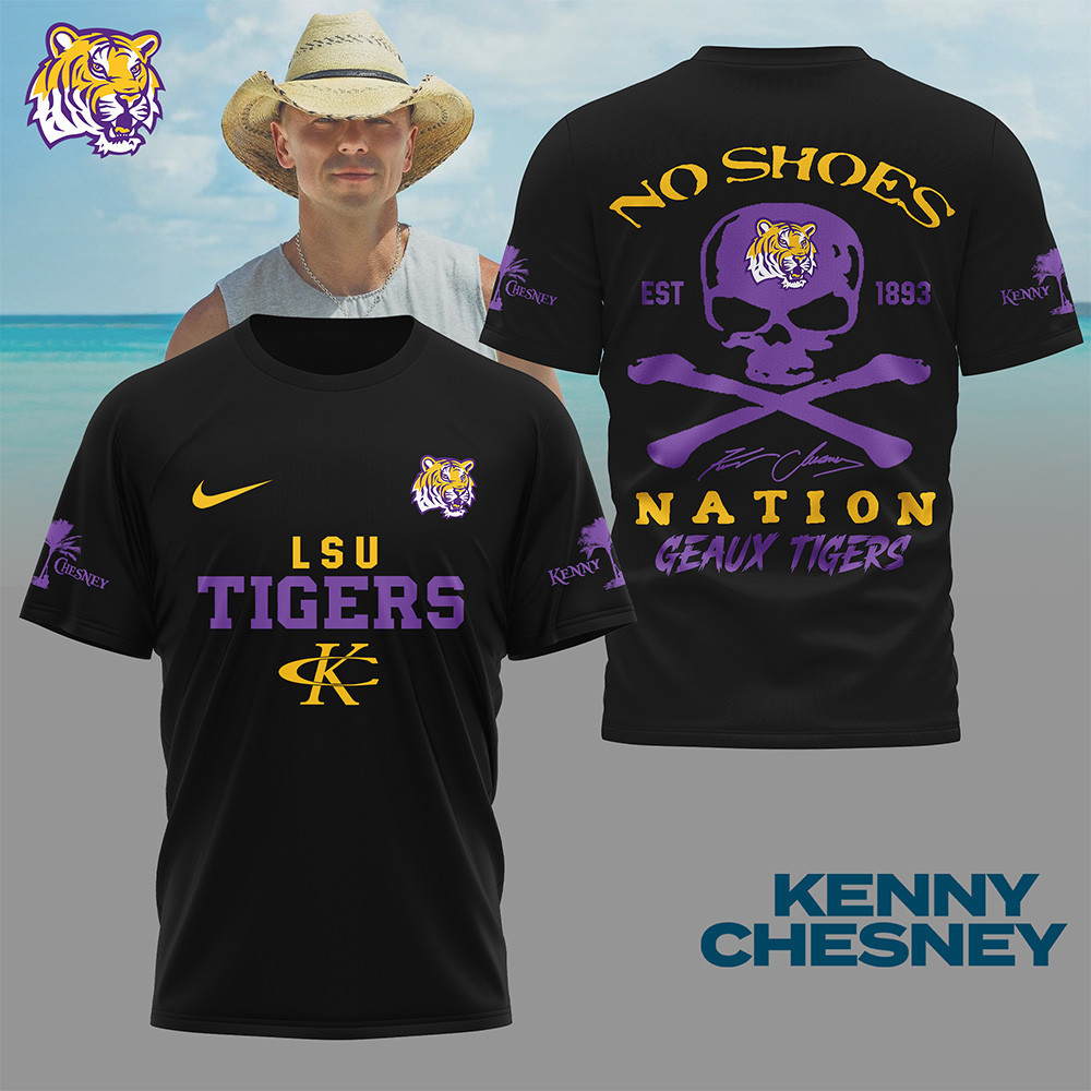 LSU Tigers | Premium NCAA Kenny Chesney Fan 3D Shirt TTH2105300