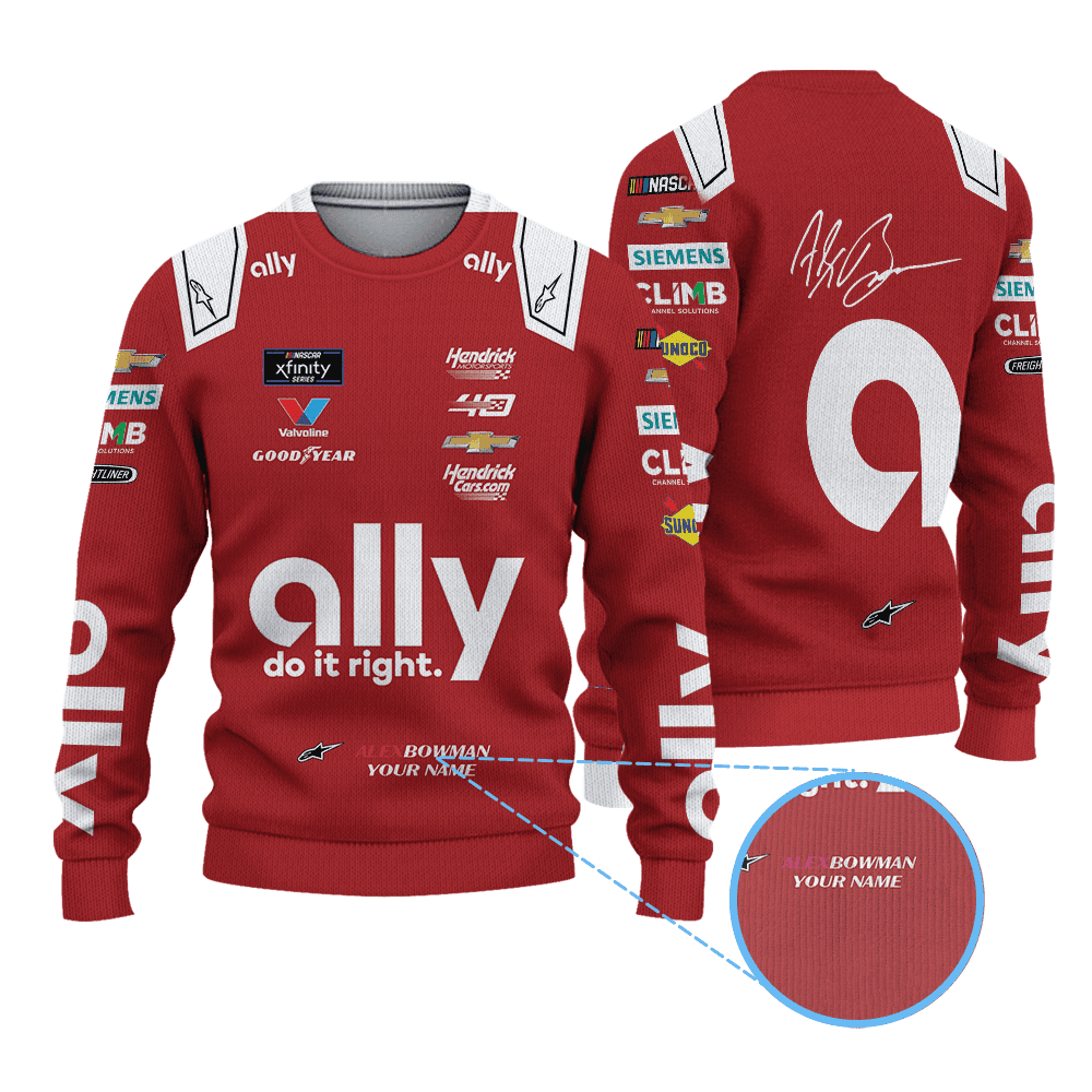 Alex Bowman | Premium Car Racing 3D Printed Apparel - Image 2
