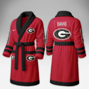 Georgia Bulldogs | Premium NCAA Fleece Bathrobe TTH2105284