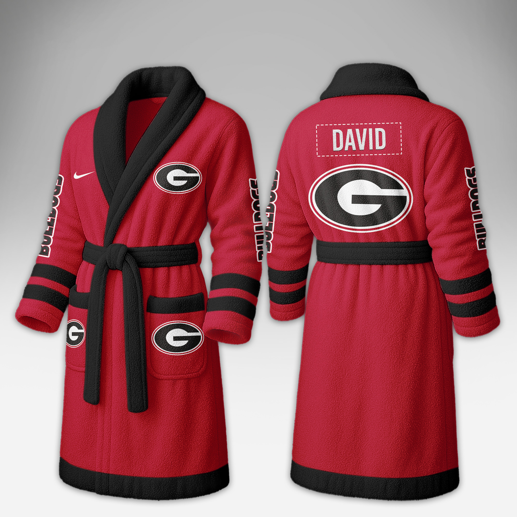 Georgia Bulldogs | Premium NCAA Fleece Bathrobe TTH2105284