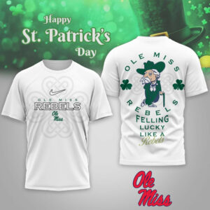 Ole Miss Rebels | Premium NCAA Lucky St. Patricks Day Shirt TTH2105302