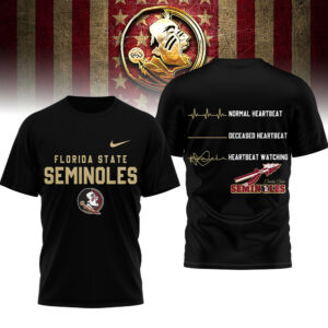 Florida State Seminoles | Premium NCAA Heartbeat of True Fan 3D Shirt TTH2105258