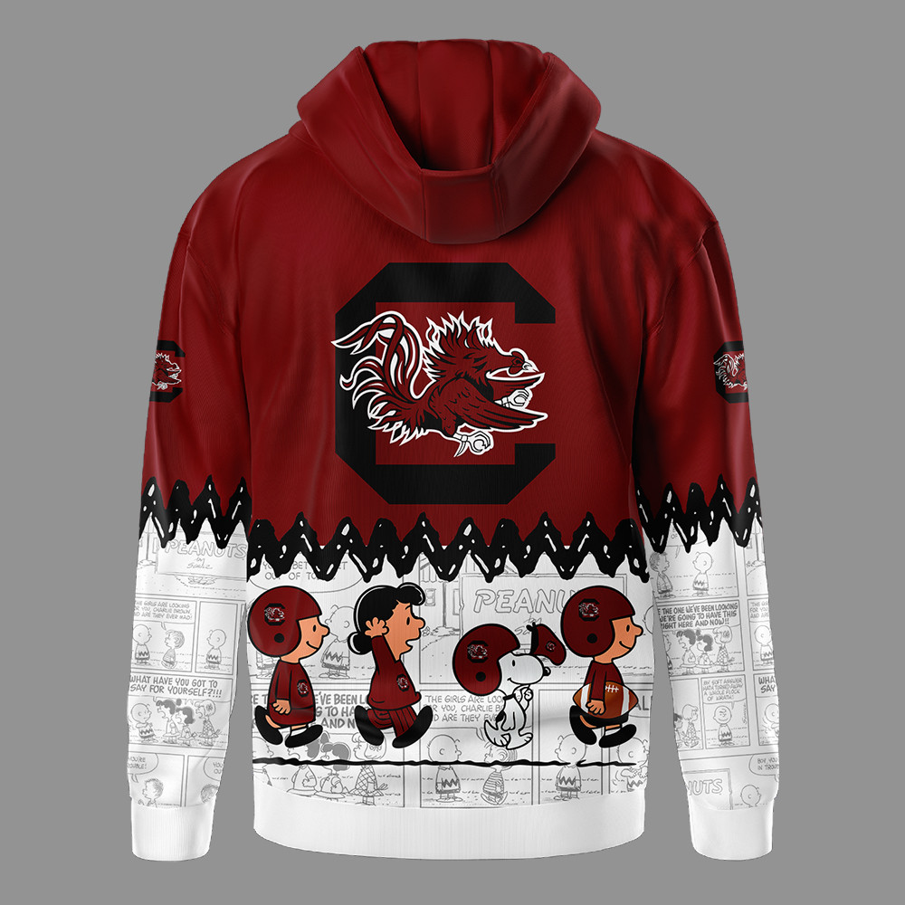 South Carolina Gamecocks | Premium NCAA Snoopy Peanuts Comic Hoodie TTH2105292
