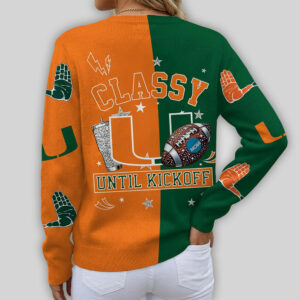 Miami Hurricanes | Premium NCAA Game Day V-Neck Cardigan TTH2105269