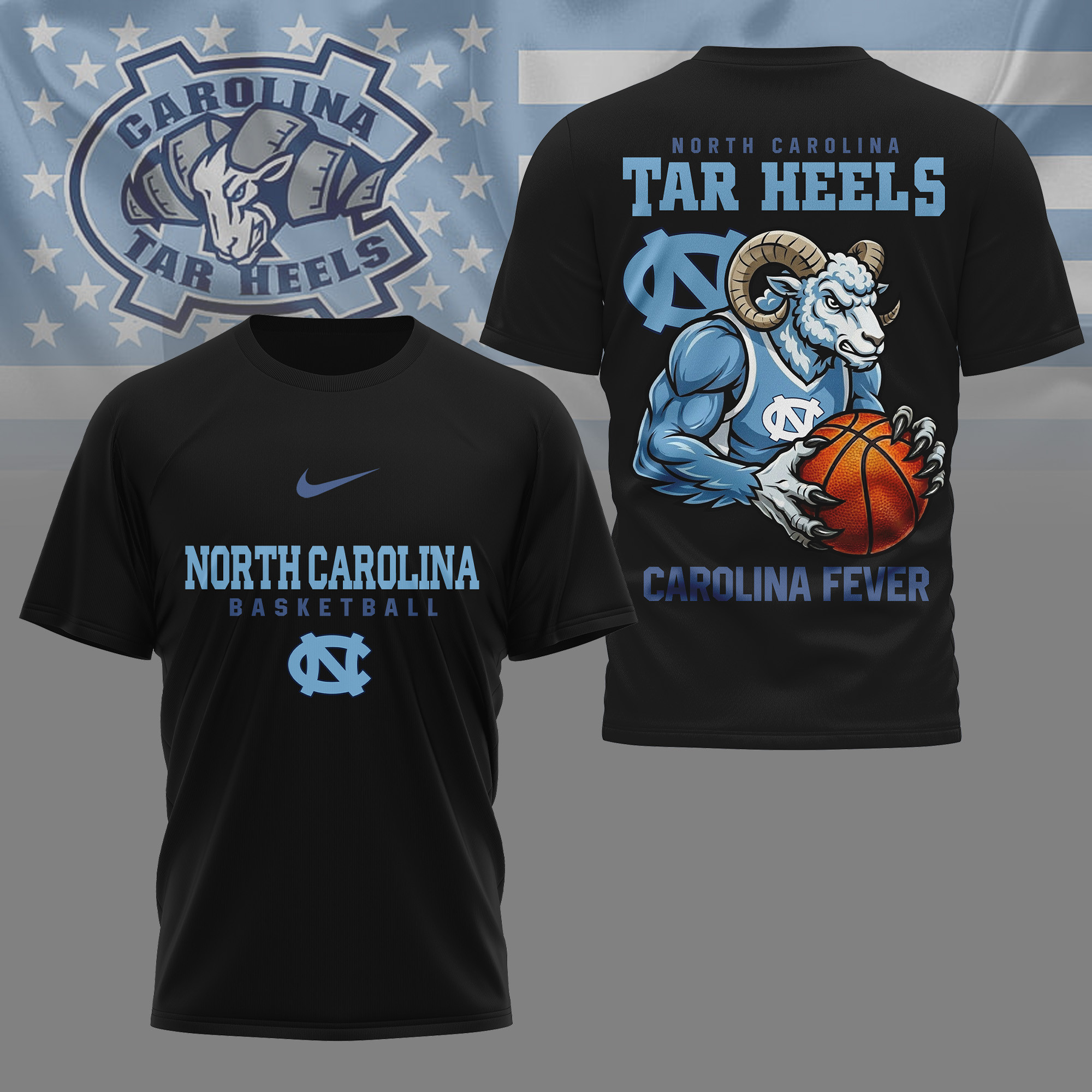 North Carolina Tar Heels | Premium NCAA Game Day Basketball 3D Shirt TTH2105326