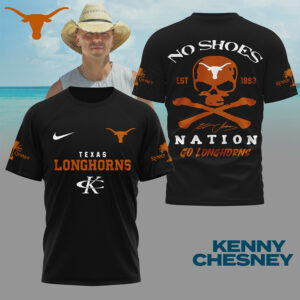 Texas Longhorns | Premium NCAA Kenny Chesney Fan 3D Shirt TTH2105268