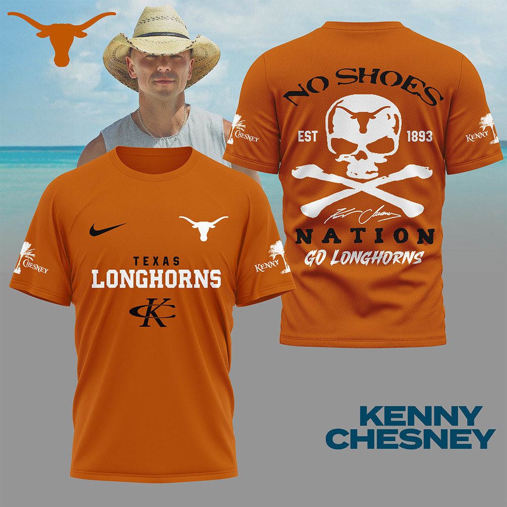 Texas Longhorns | Premium NCAA Kenny Chesney Fan 3D Shirt TTH2105268 - Image 3
