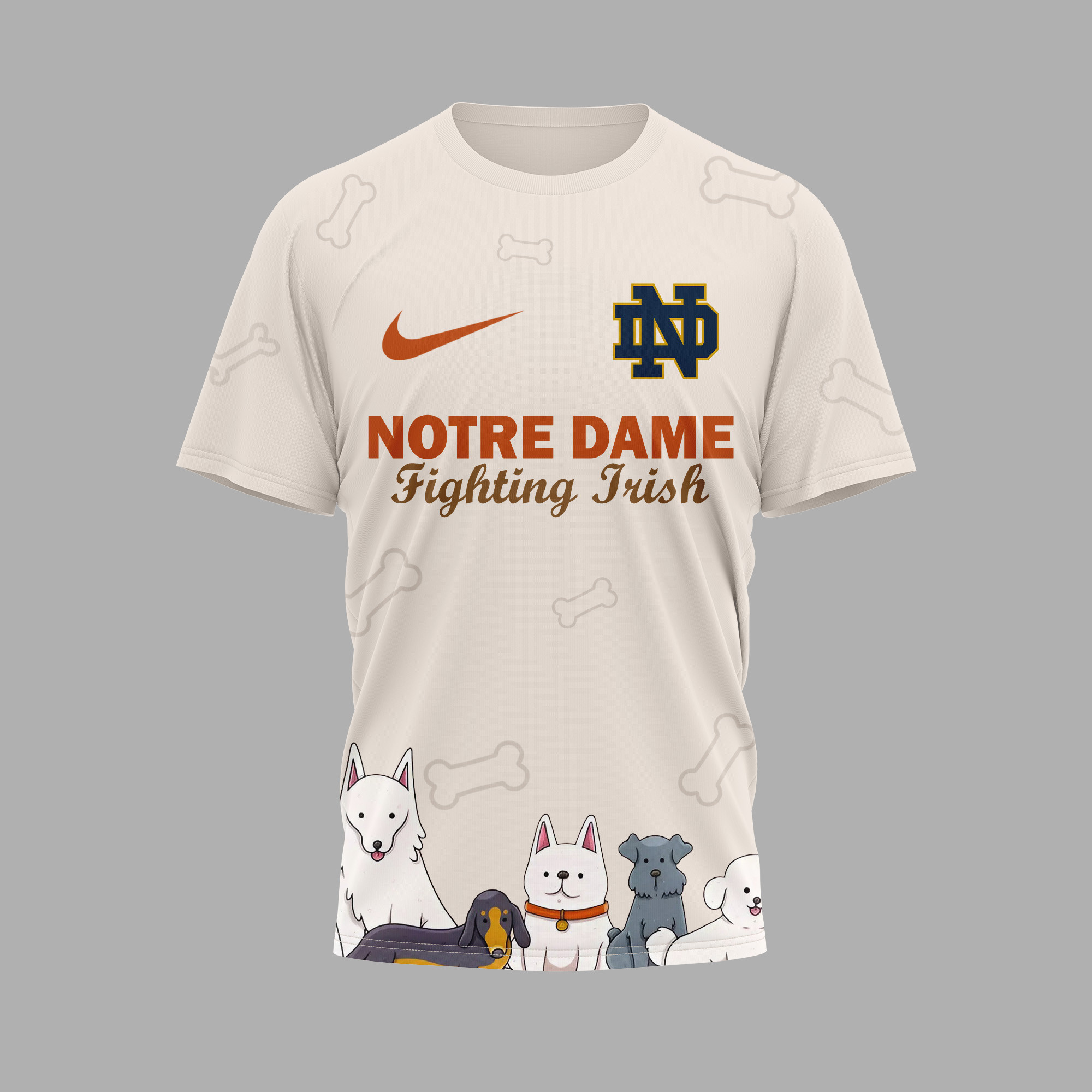 Notre Dame Fighting Irish | Premium International Dog Day 3D Shirt TTH2105270