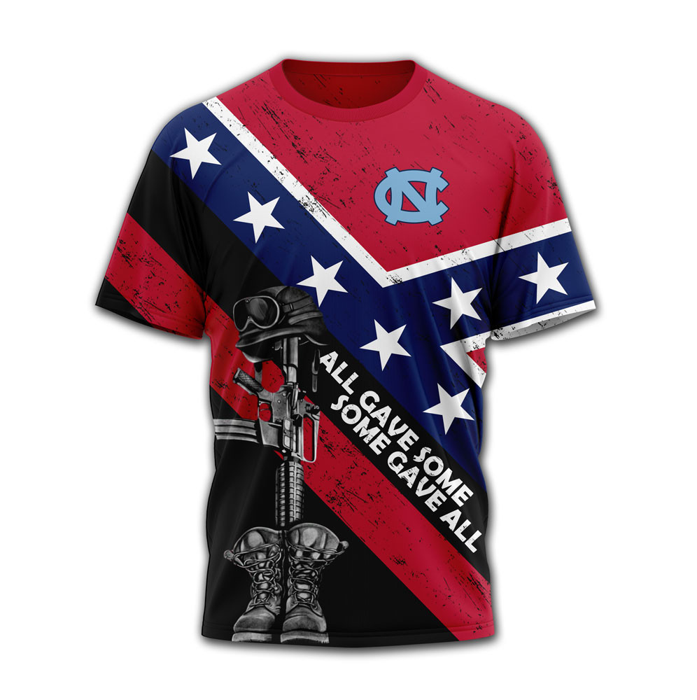 North Carolina Tar Heels | Premium NCAA Honoring Our Veterans T-Shirt TTH2105306