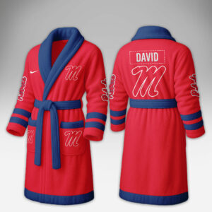 Ole Miss Rebels | Premium NCAA Fleece Bathrobe TTH2105284