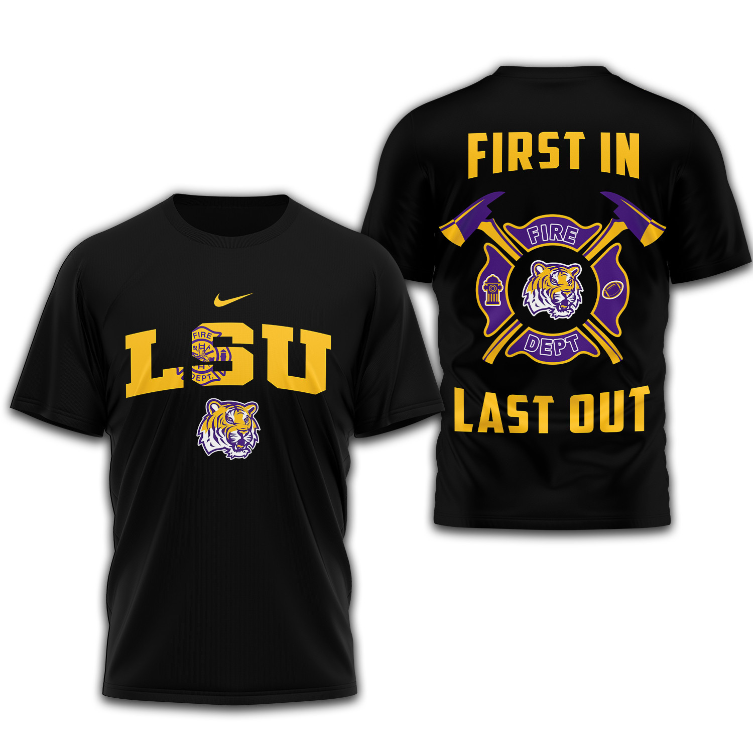 LSU Tigers | Premium Fire Dept 3D Shirt TTH2105153