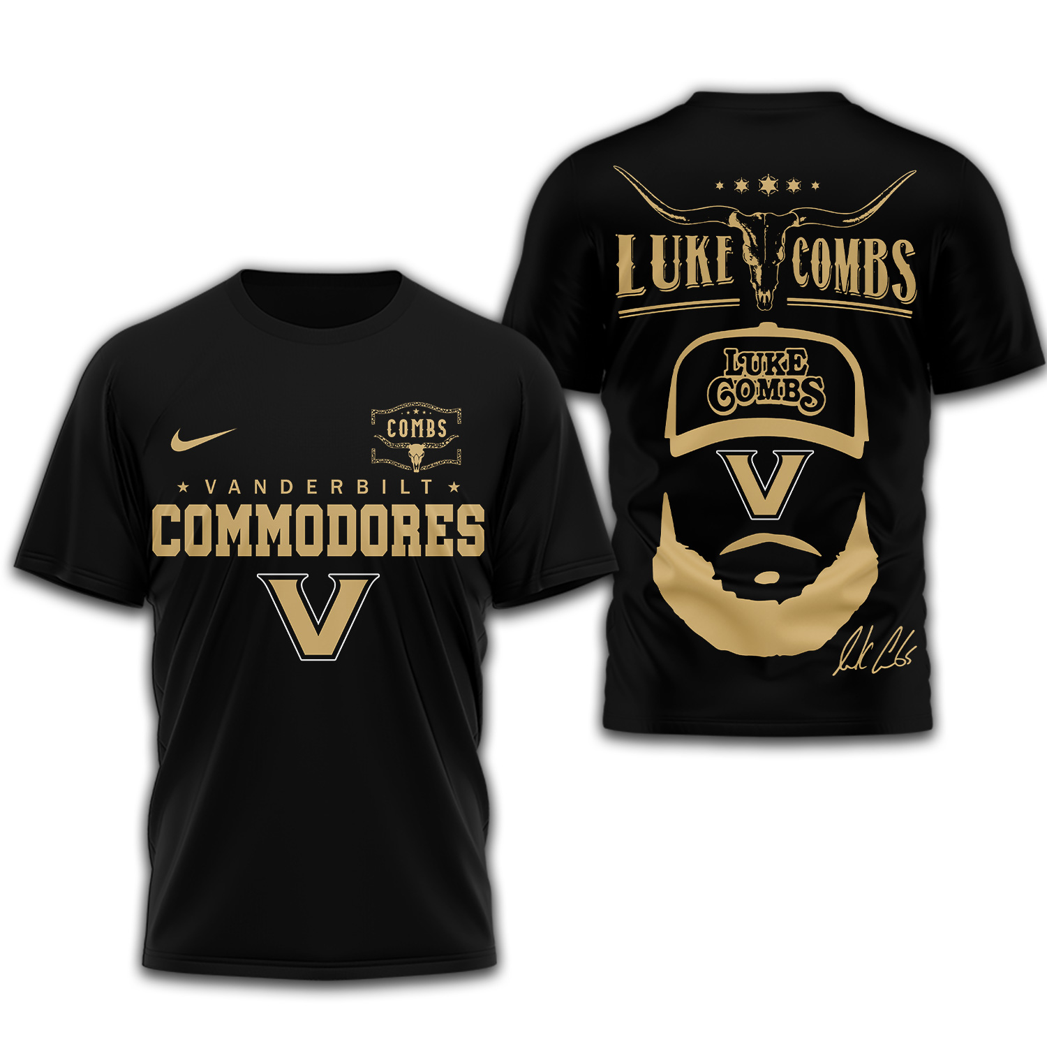Vanderbilt Commodores | Premium NCAA Luke Combs 3D Shirt TTH2105338