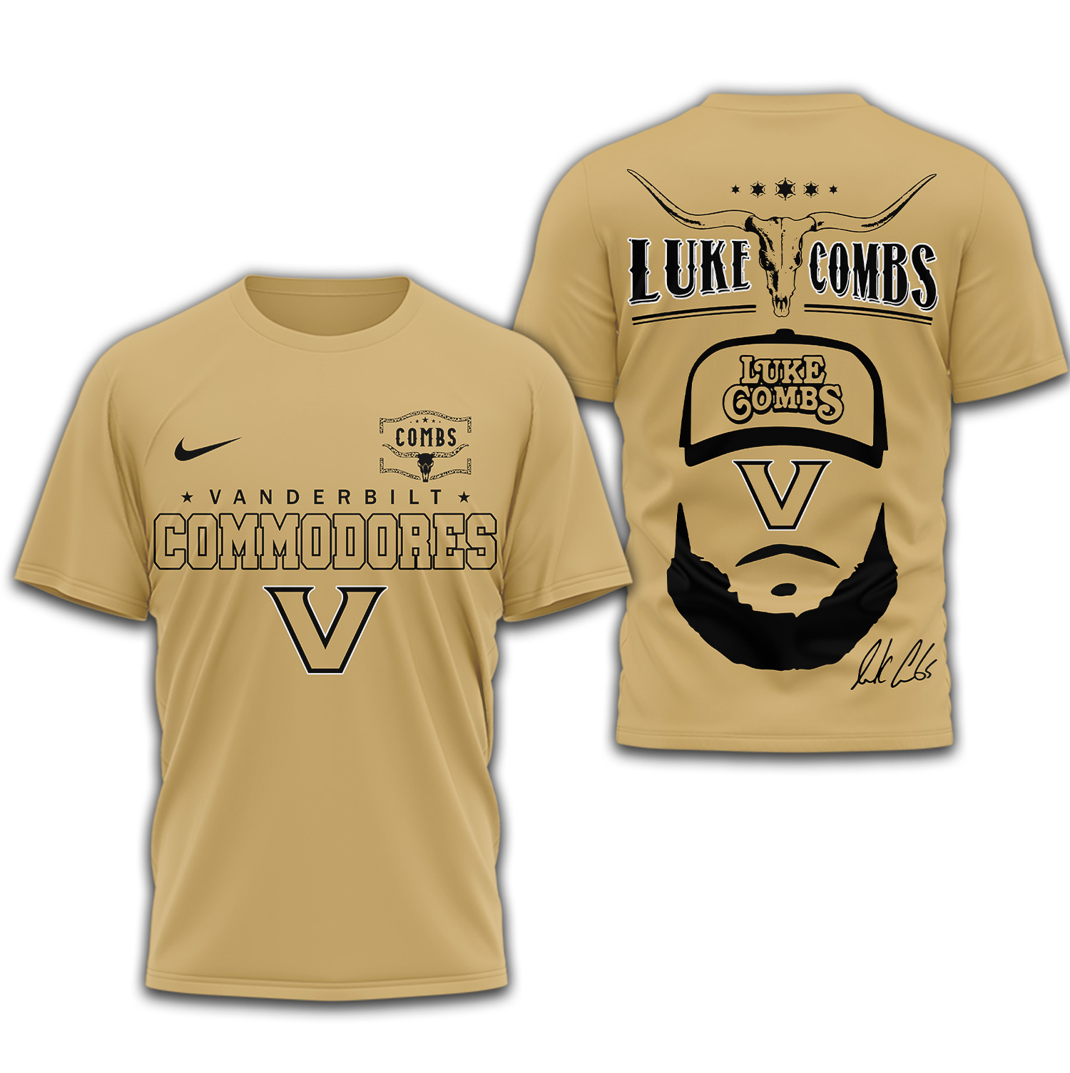 Vanderbilt Commodores | Premium NCAA Luke Combs 3D Shirt TTH2105338 - Image 2