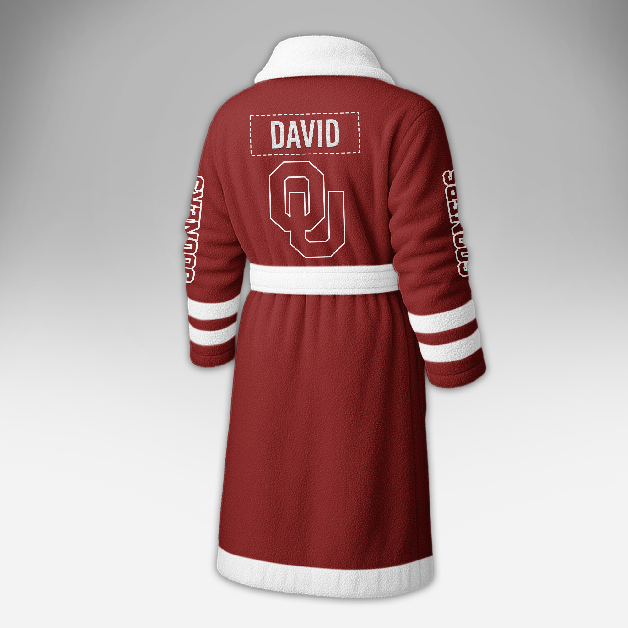 Oklahoma Sooners | Premium NCAA Fleece Bathrobe TTH2105284 - Image 3