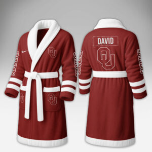 Oklahoma Sooners | Premium NCAA Fleece Bathrobe TTH2105284