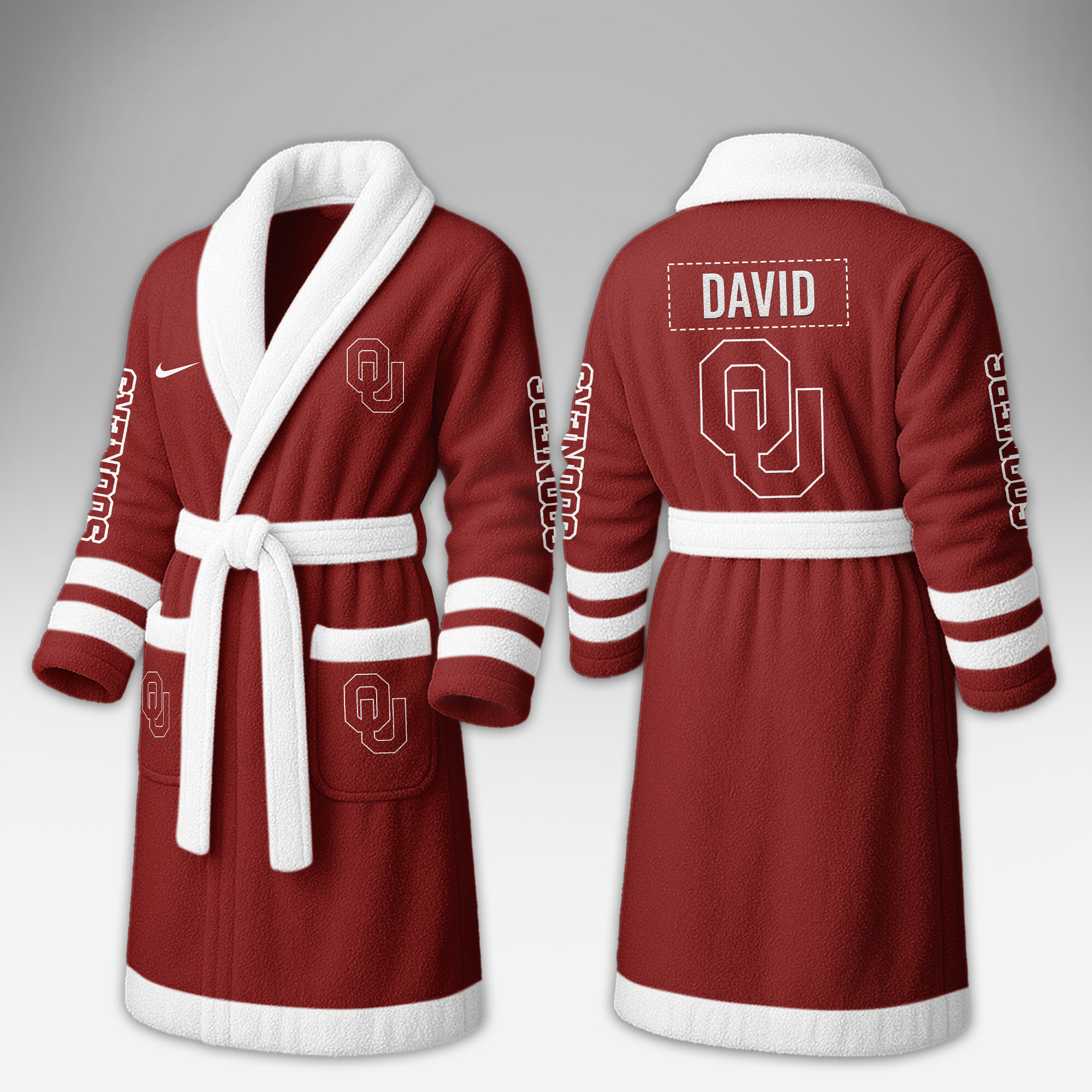 Oklahoma Sooners | Premium NCAA Fleece Bathrobe TTH2105284