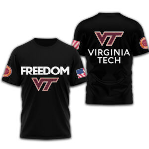 Virginia Tech Hokies | Premium NCAA Freedom 3D Shirt TTH2105271