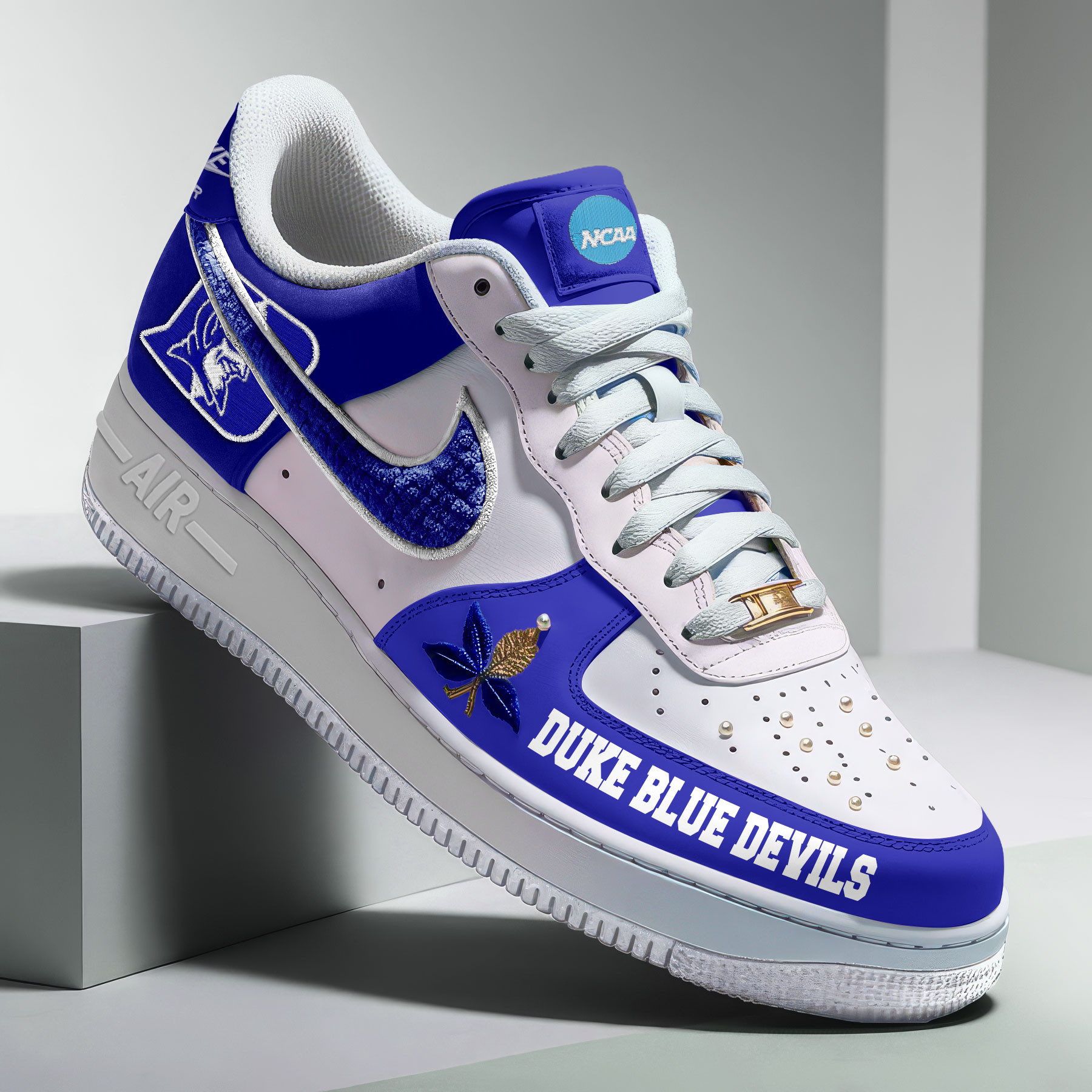 Duke Blue Devils x Premium AF1 Shoes Limited Edition – Gift for Fans TTH190537
