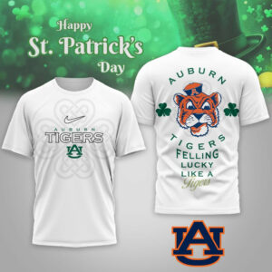 Auburn Tigers | Premium NCAA Lucky St. Patricks Day Shirt TTH2105302