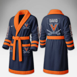 Virginia Cavaliers | Premium NCAA Fleece Bathrobe TTH2105284