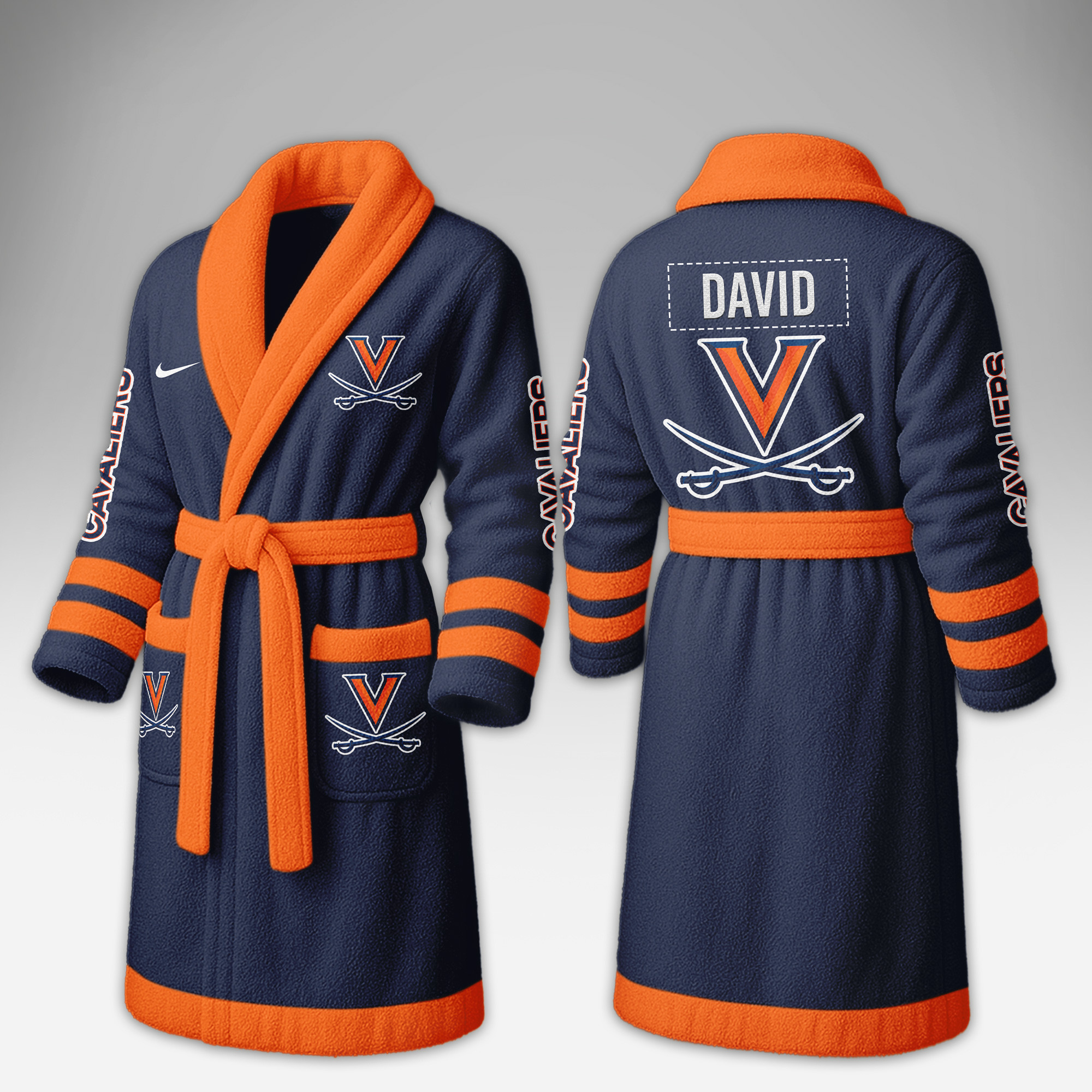 Virginia Cavaliers | Premium NCAA Fleece Bathrobe TTH2105284