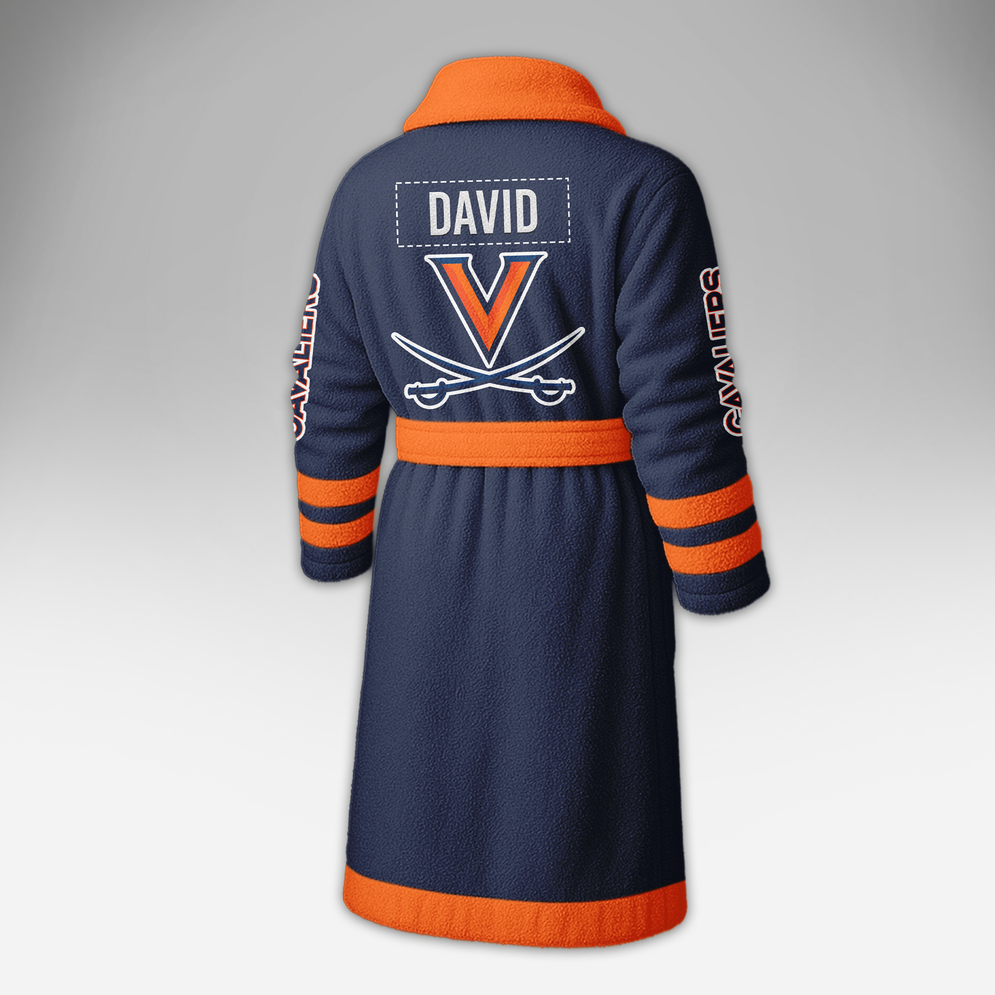 Virginia Cavaliers | Premium NCAA Fleece Bathrobe TTH2105284 - Image 3