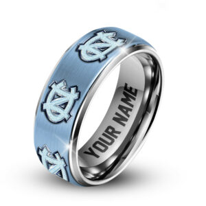 North Carolina Tar Heels | Premium Silver Tungsten Ring TTH210589