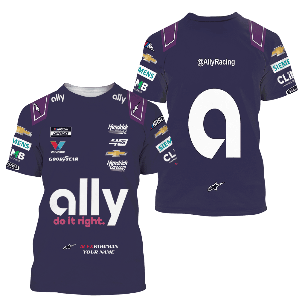 Alex Bowman | Premium Car Racing 3D Printed Apparel - Image 3