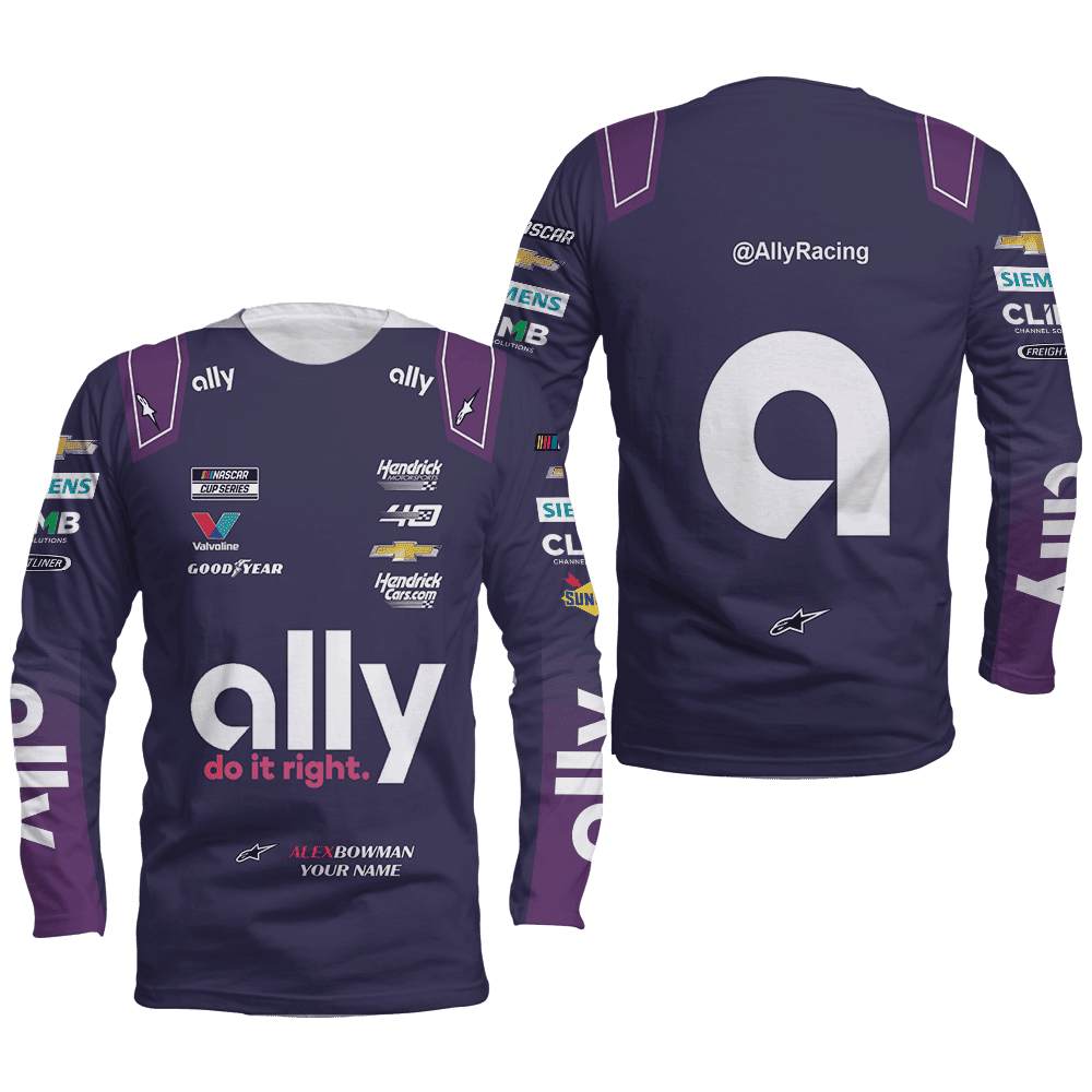 Alex Bowman | Premium Car Racing 3D Printed Apparel - Image 4