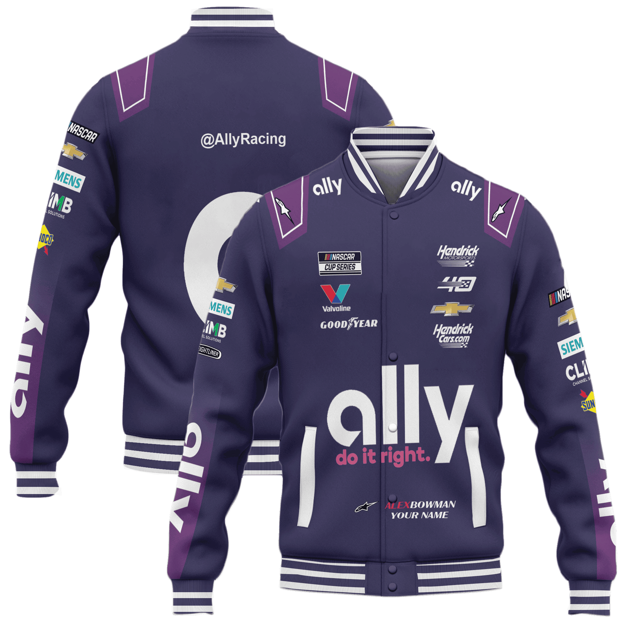 Alex Bowman | Premium Car Racing 3D Printed Apparel - Image 5