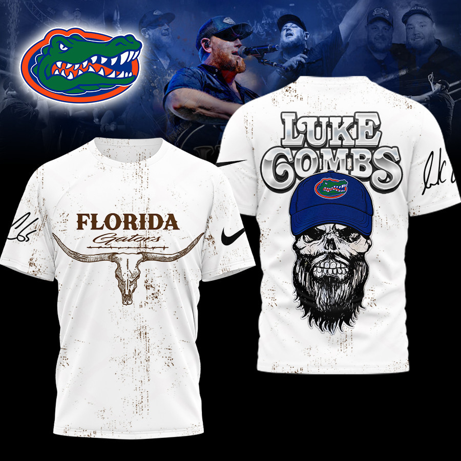 Florida Gators | Premium NCAA Luke Combs Country Music 3D Shirt TTH2105331