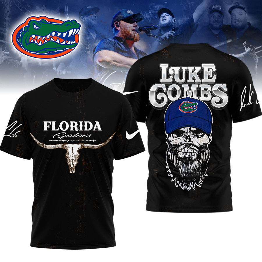 Florida Gators | Premium NCAA Luke Combs Country Music 3D Shirt TTH2105331 - Image 2