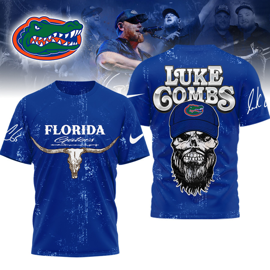 Florida Gators | Premium NCAA Luke Combs Country Music 3D Shirt TTH2105331 - Image 3
