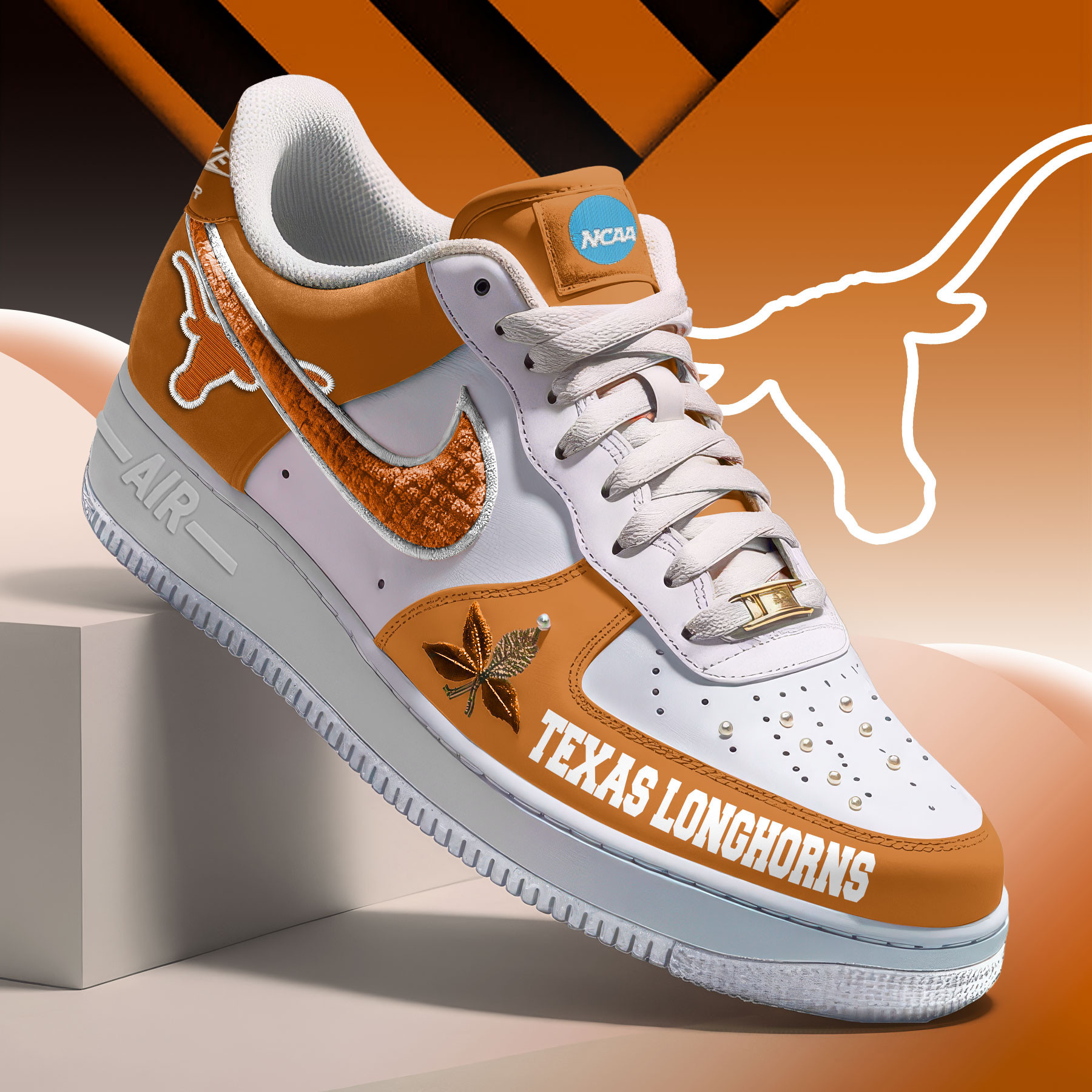 Texas Longhorns x Premium AF1 Shoes Limited Edition – Gift for Fans TTH190537 - Image 2
