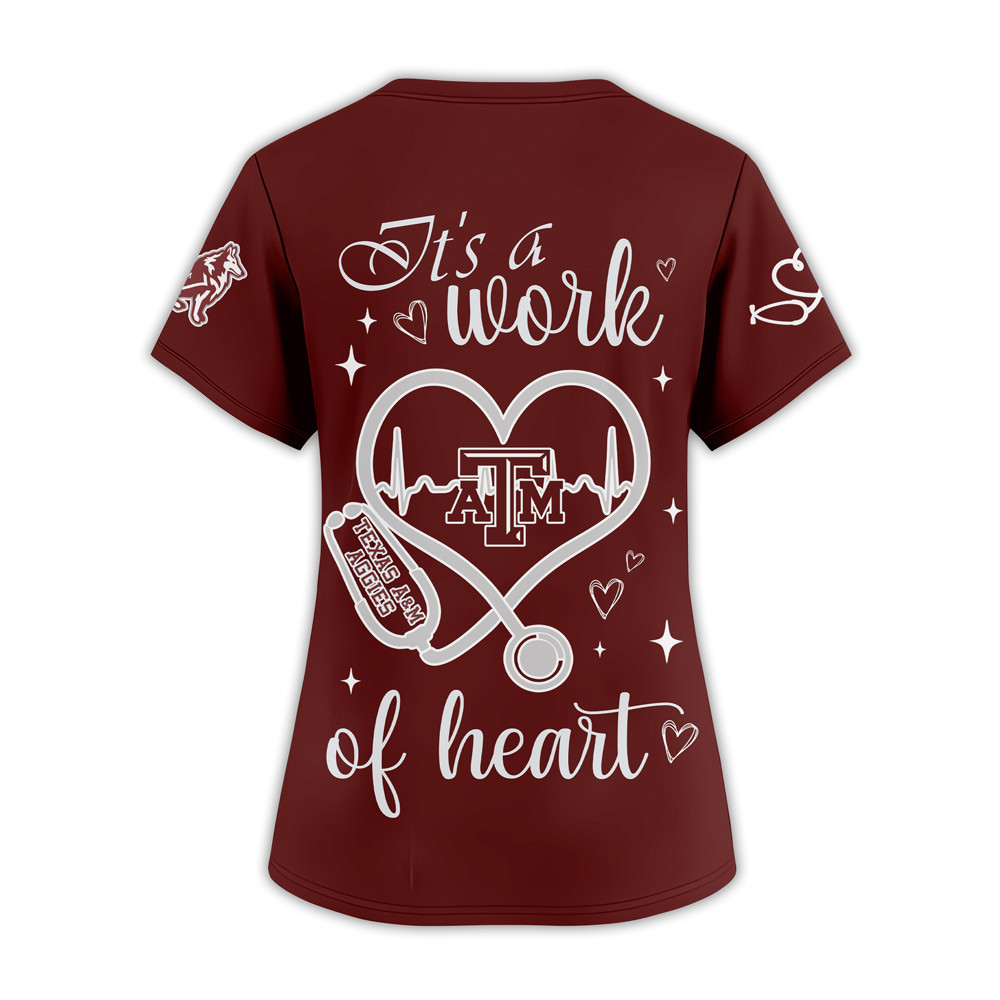 Texas A&M Aggies | Premium NCAA Nurse Pride 3D Shirt TTH2105298 - Image 2