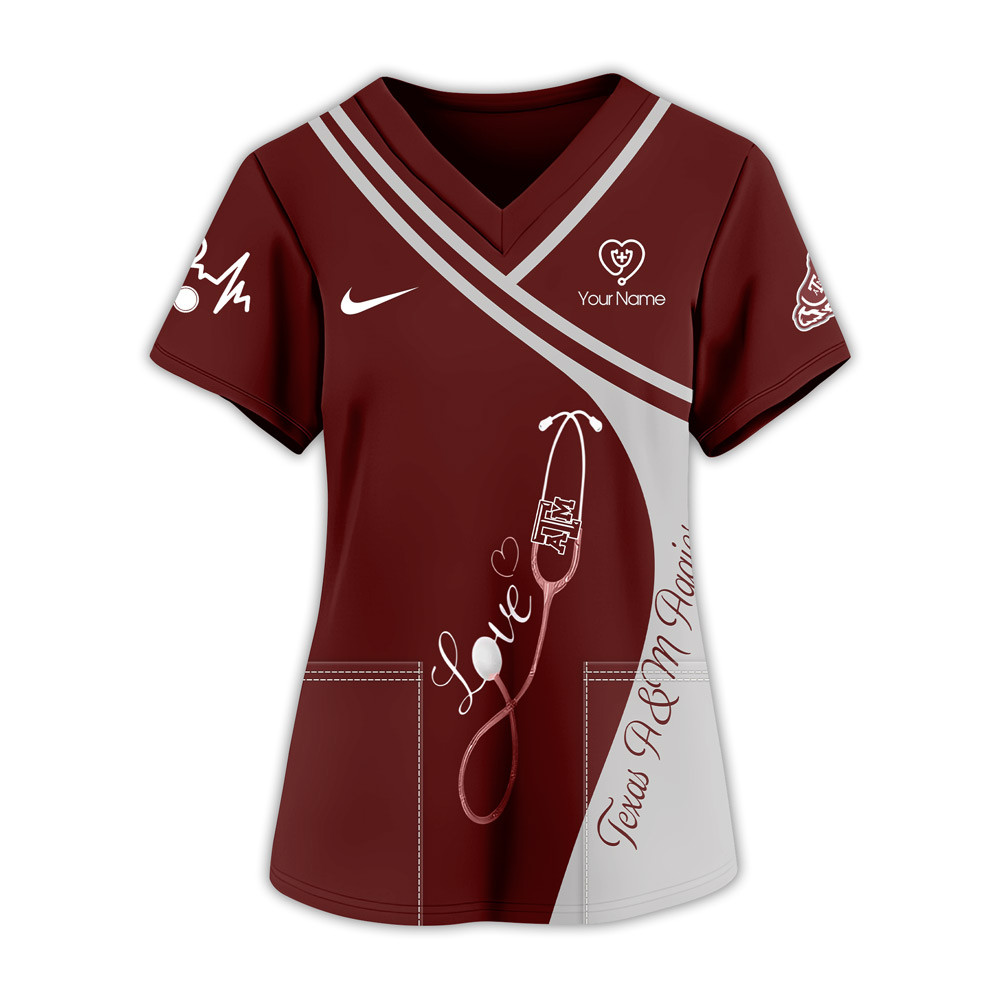 Texas A&M Aggies | Premium NCAA Nurse Pride 3D Shirt TTH2105298