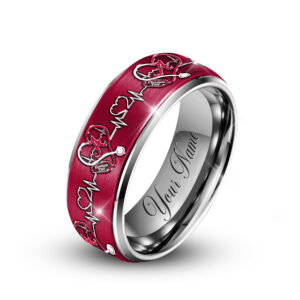 Alabama Crimson Tide | Premium Silver Tungsten Nurse Ring – Perfect Gift For Fan TTH2105114