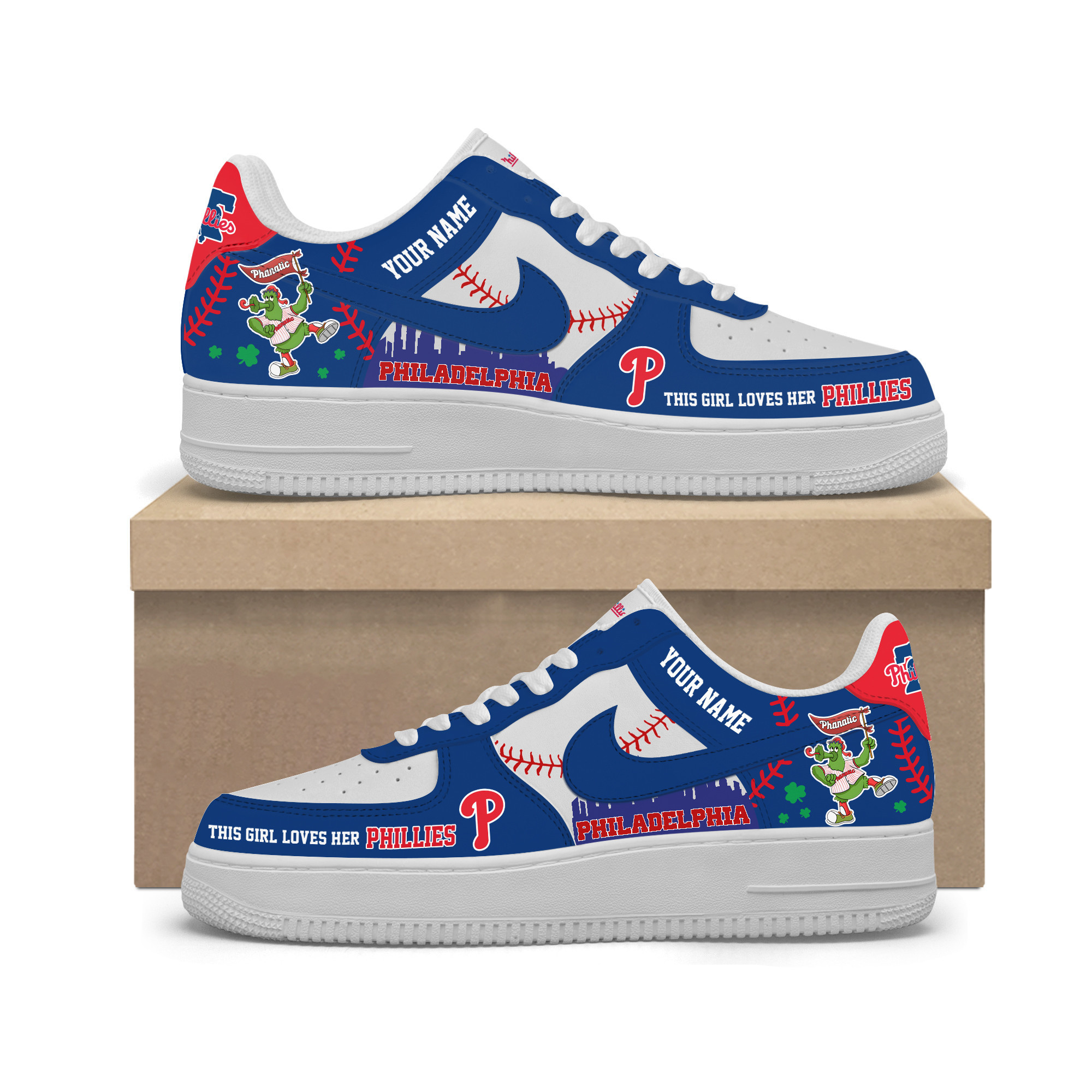 Philadelphia Phillies | Personalized AF1 Limited Edition TTH2105366 - Image 2