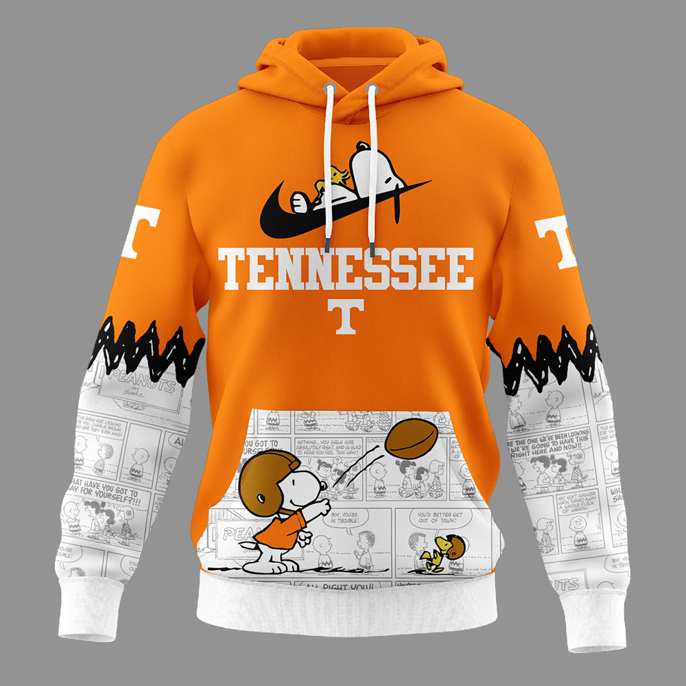 Tennessee Volunteers | Premium NCAA Snoopy Peanuts Comic Hoodie TTH2105292