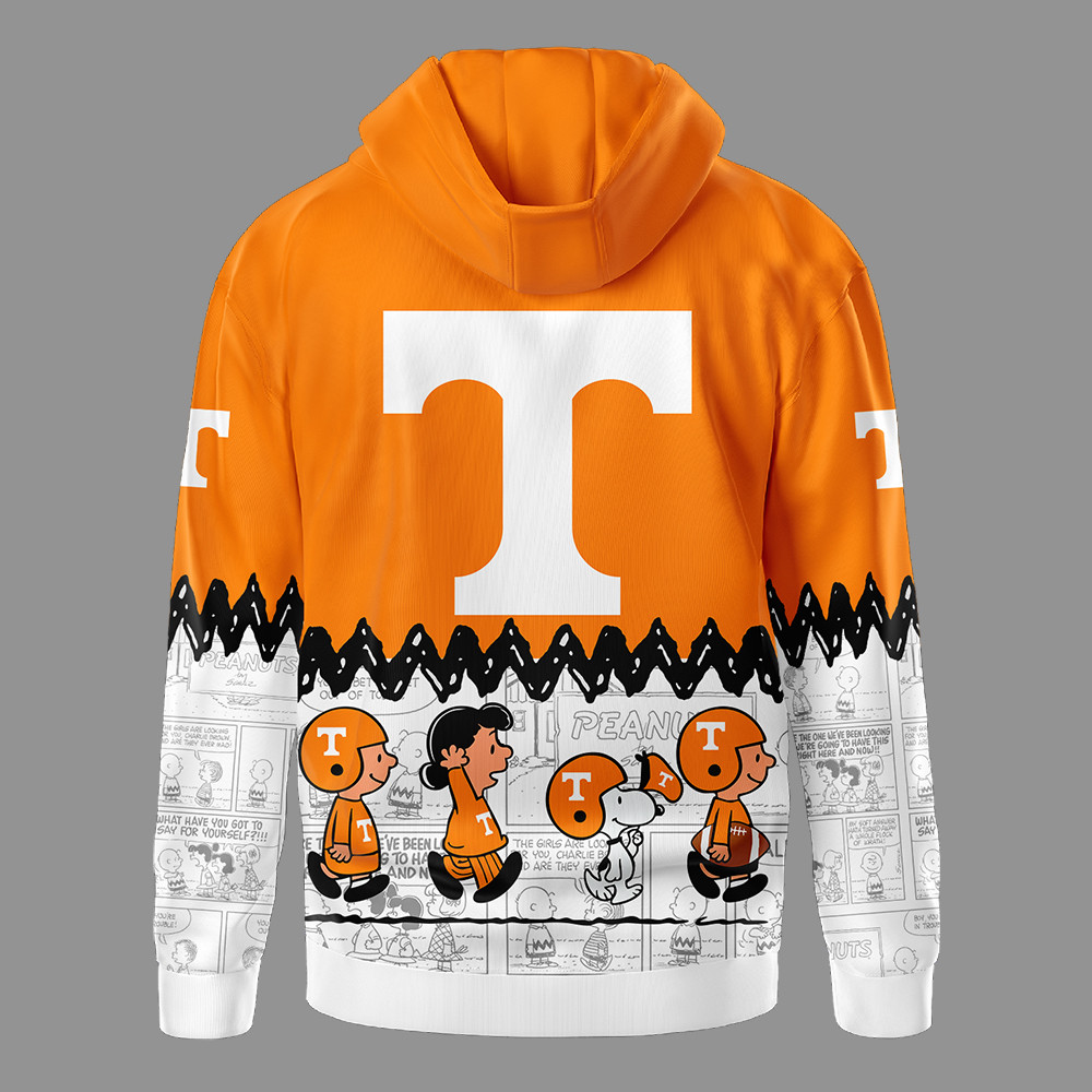 Tennessee Volunteers | Premium NCAA Snoopy Peanuts Comic Hoodie TTH2105292 - Image 3