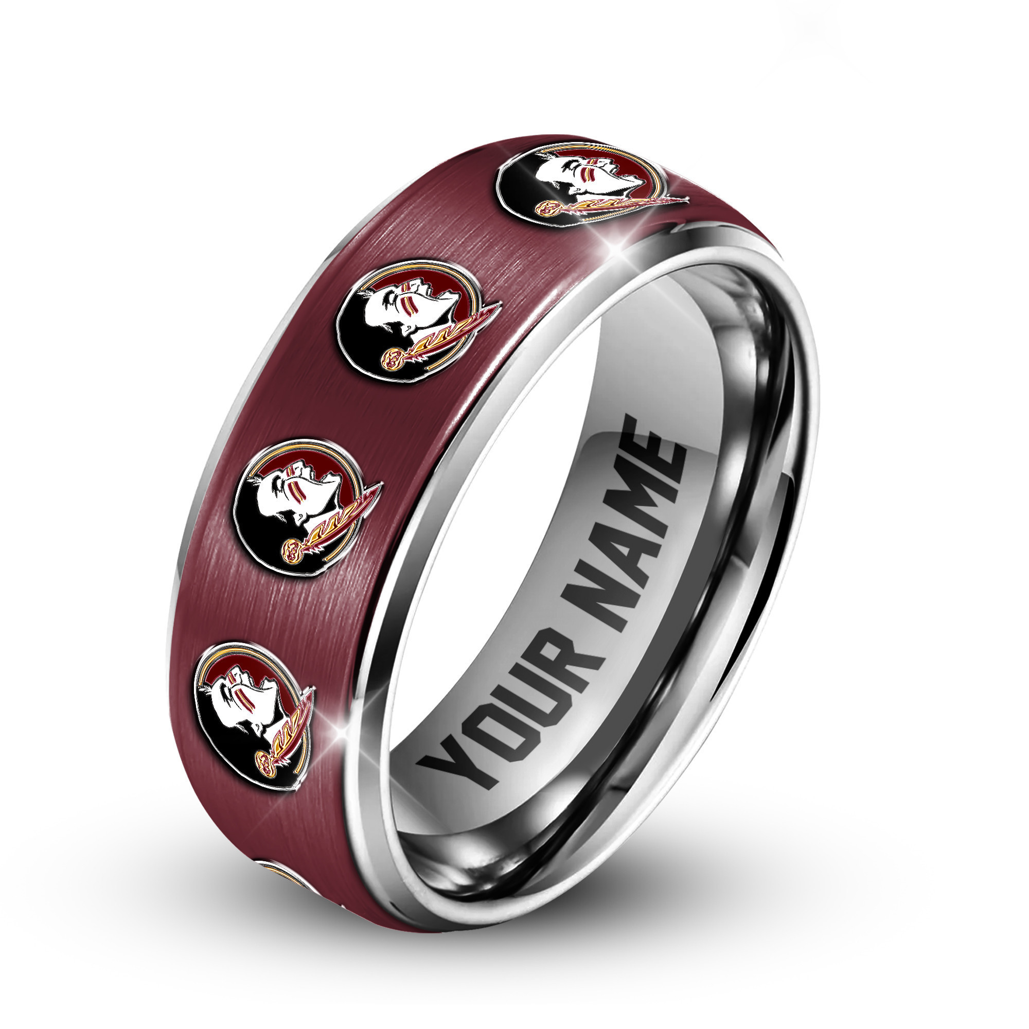 Florida State Seminoles | Premium Silver Tungsten Ring TTH210589
