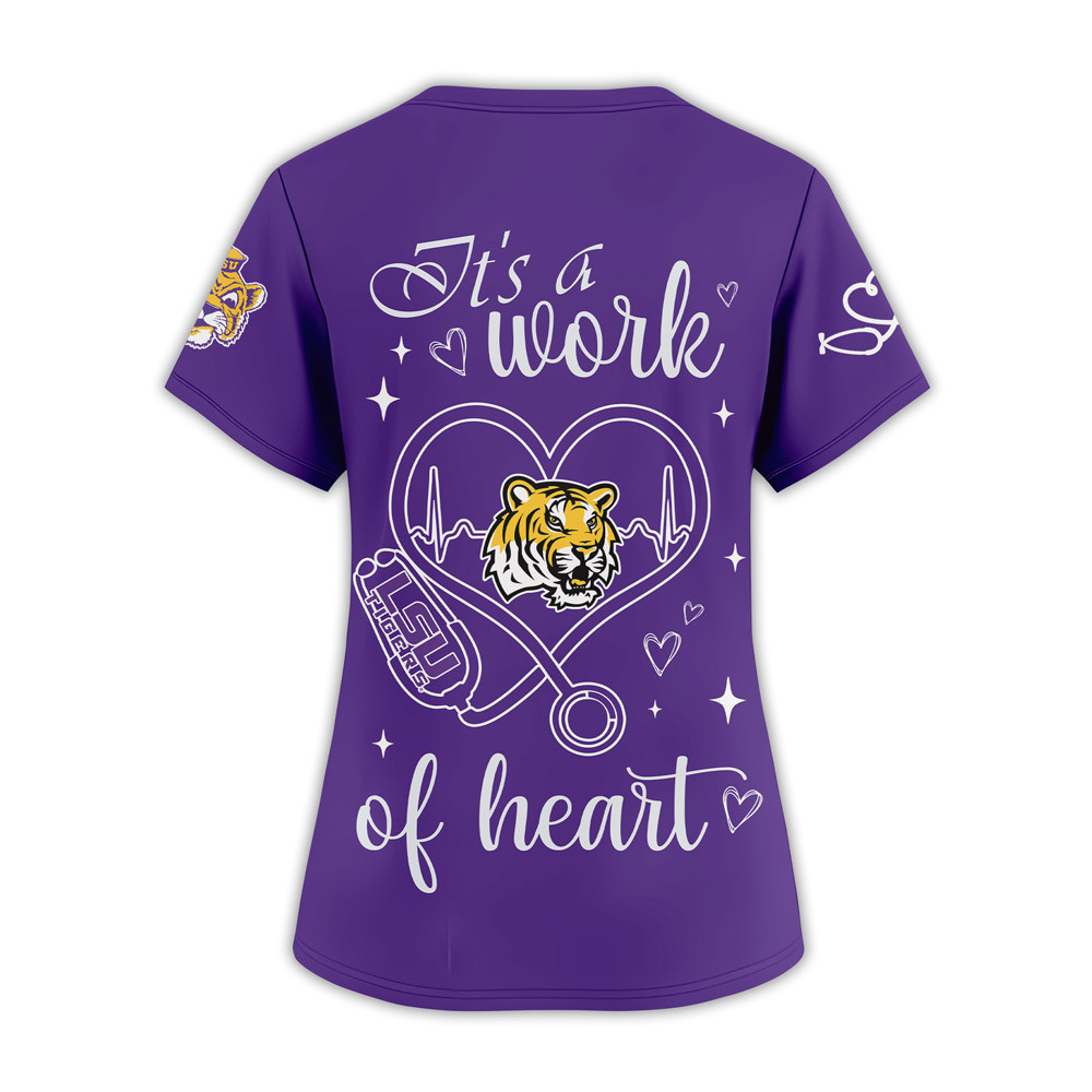 LSU Tigers | Premium NCAA Nurse Pride 3D Shirt TTH2105298 - Image 2