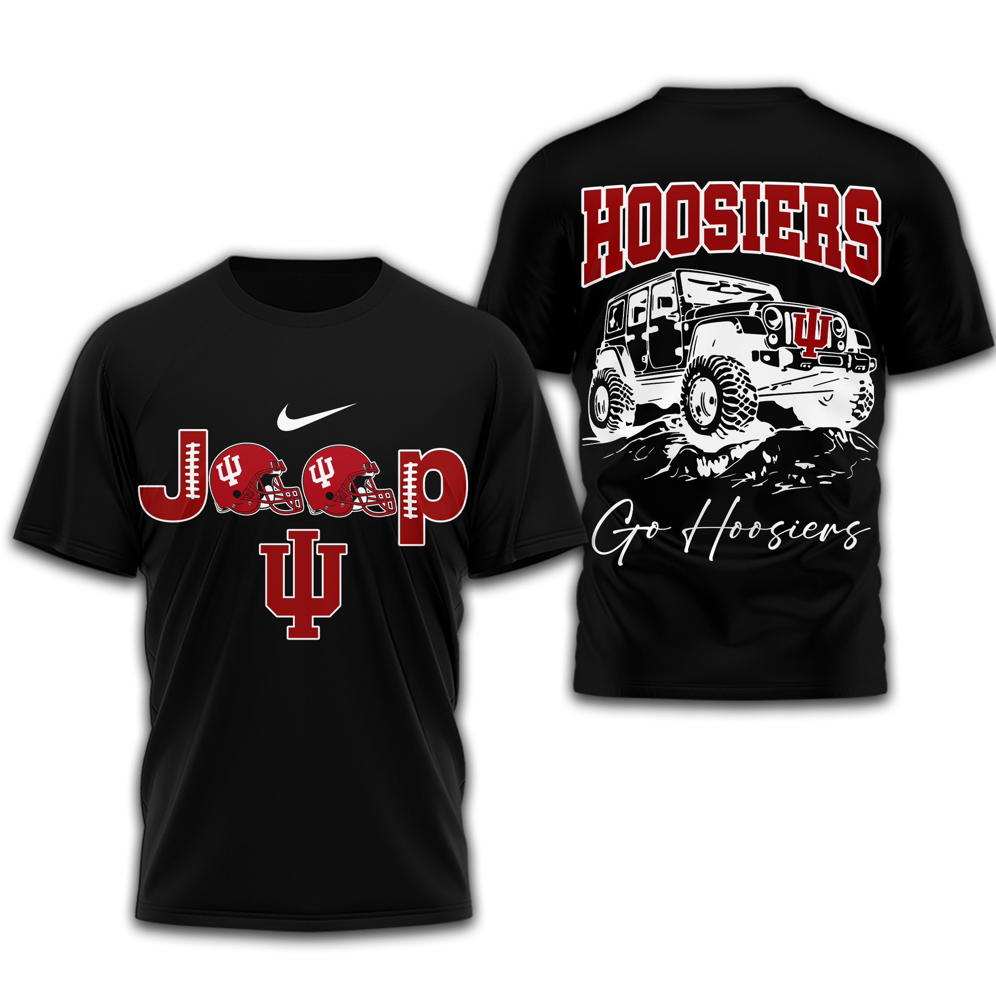 Indiana Hoosiers | Premium NCAA Jeep 3D Shirt TTH2105266