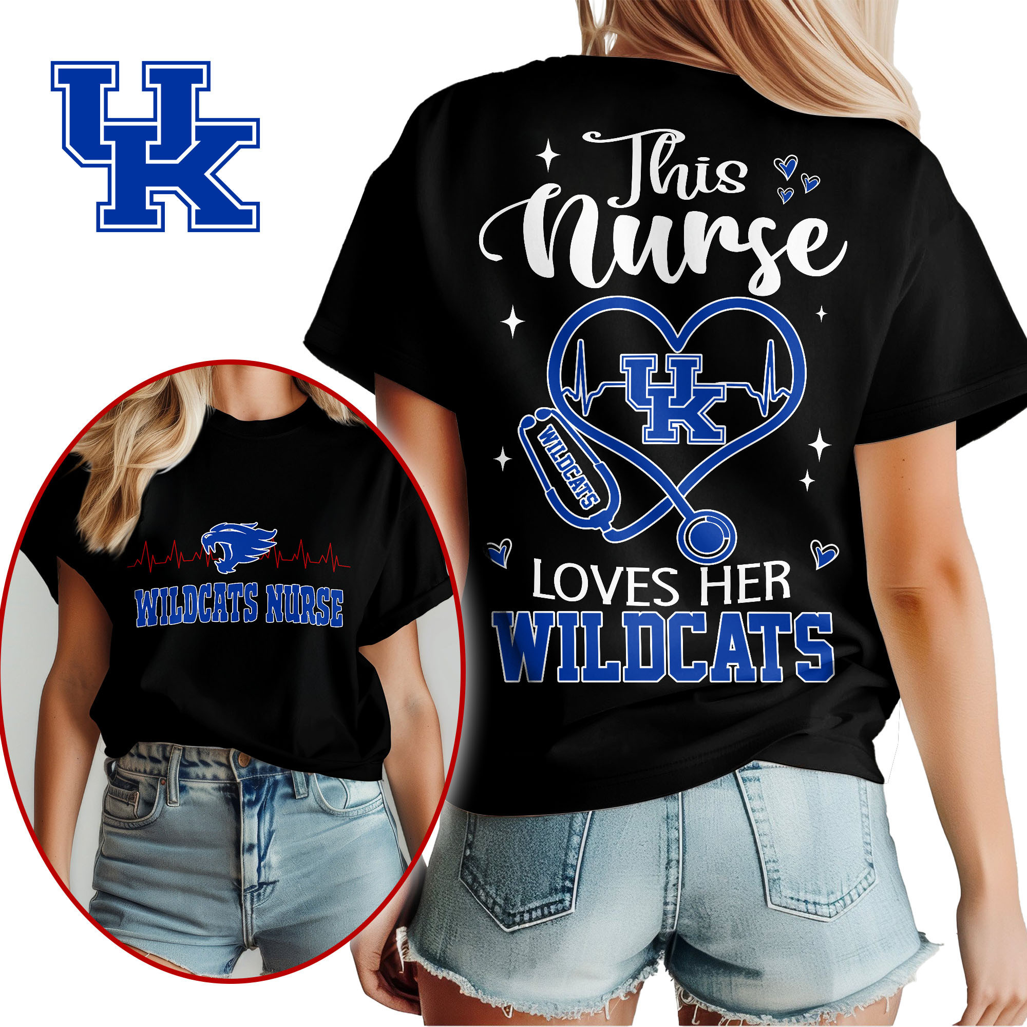 Kentucky Wildcats | Premium Nurse Appreciation Month Women’s Shirt TTH2105224